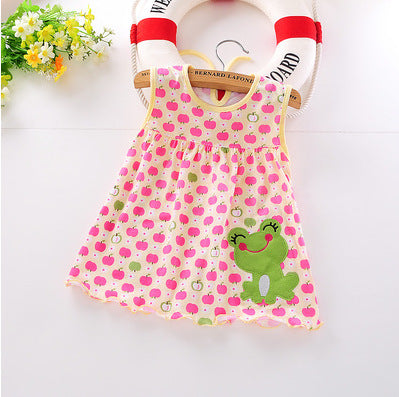 Lovely Mini Floral Children Sleeveless - Gold / 7-9 months - easy - Trendences ~