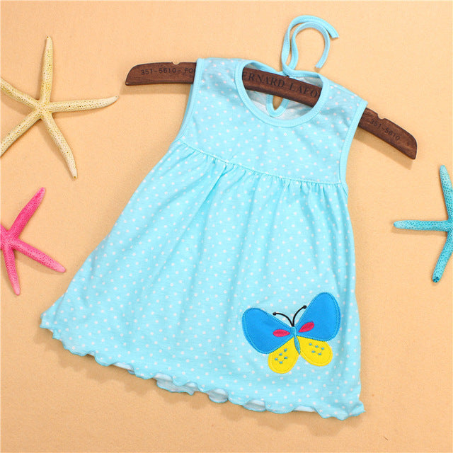 Lovely Mini Floral Children Sleeveless - White / 7-9 months - easy - Trendences ~