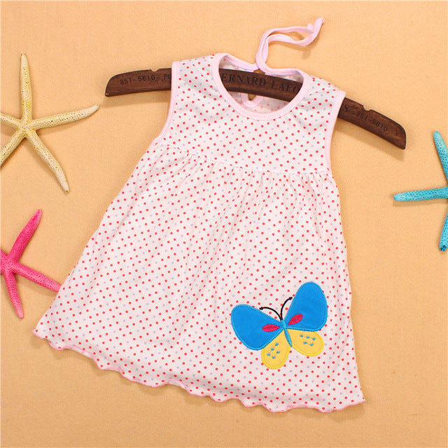 Lovely Mini Floral Children Sleeveless - Champagne / 7-9 months - easy - Trendences ~