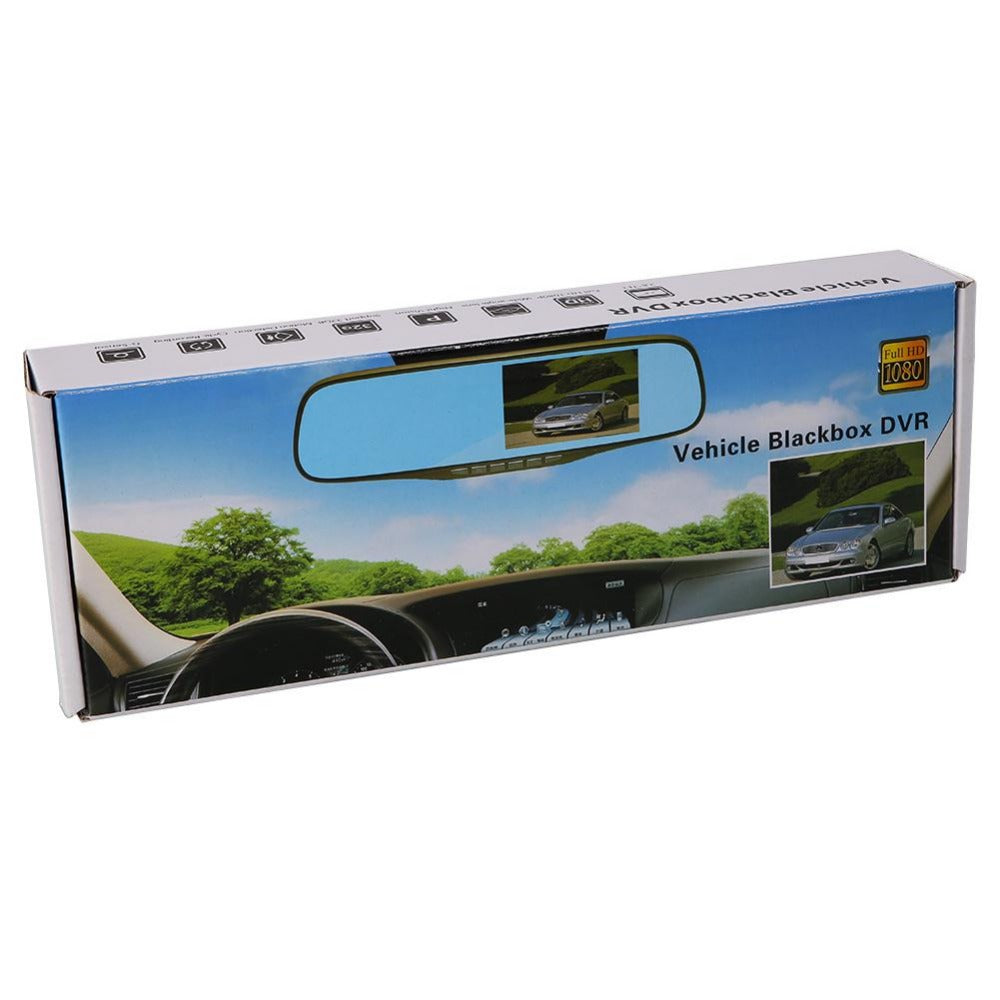 Car Mirror Video Recorder Camera with G-Sensor and Night Vision 1080P 2.8 inch - easy - Trendences ~