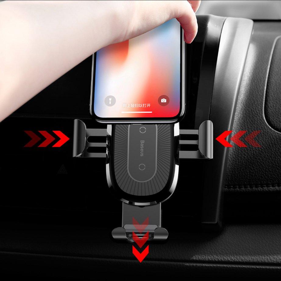 Wireless Qi Charging Car Holder for smartphones - easy - Trendences ~