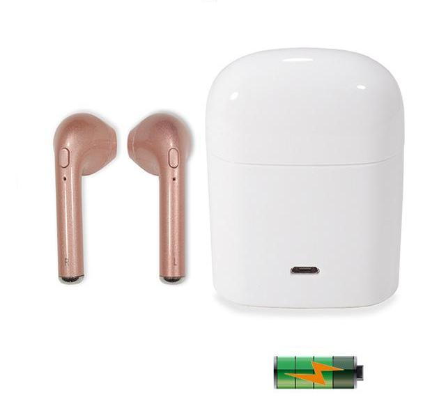 Bluetooth 4.2 Bass Earphones for Smartphones - Rose with battery - easy - Trendences ~