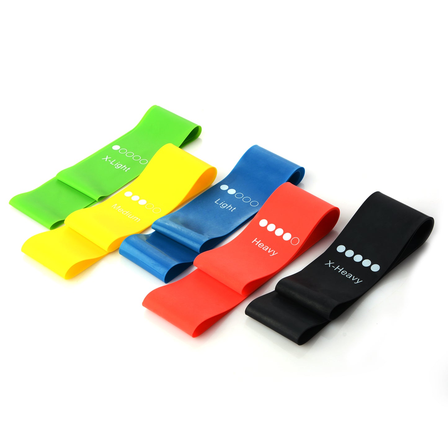 5 Colors Workout Elastic Bands - easy - Trendences ~