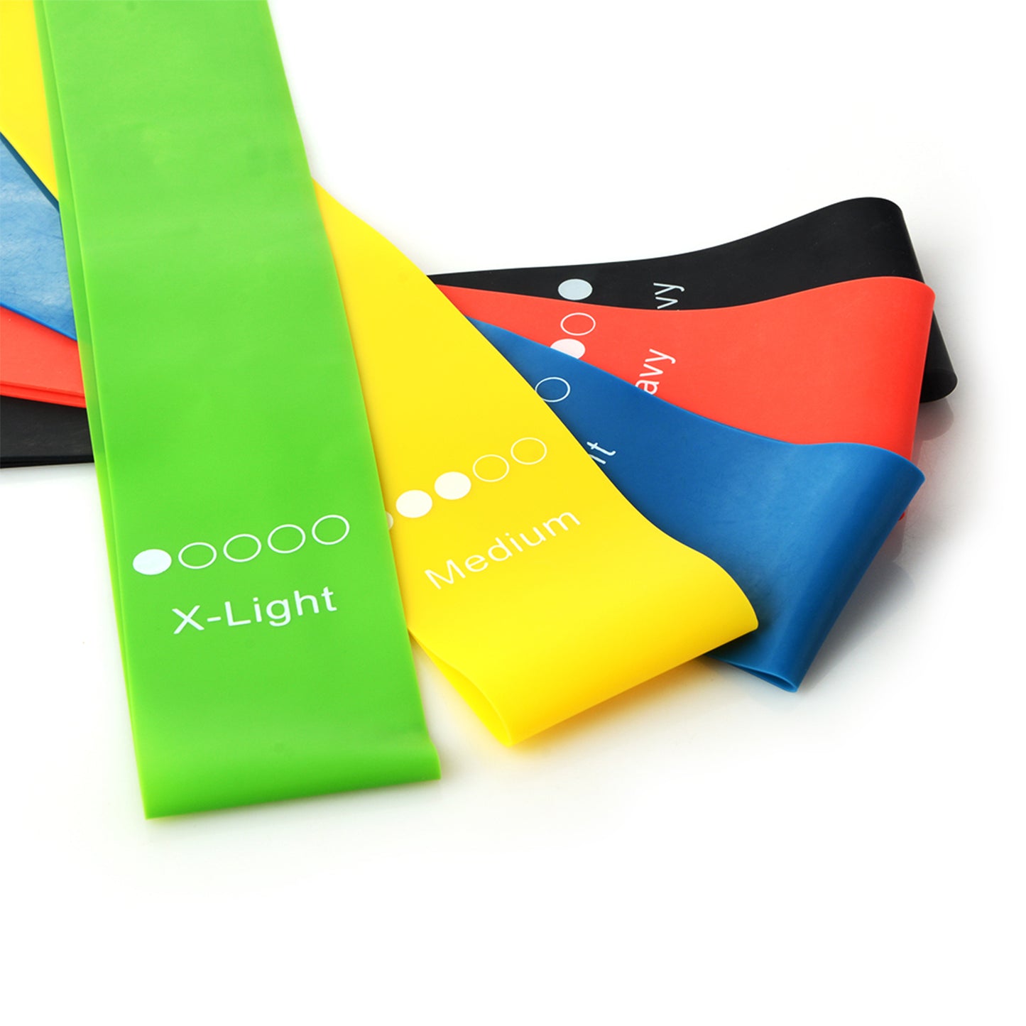 5 Colors Workout Elastic Bands - easy - Trendences ~