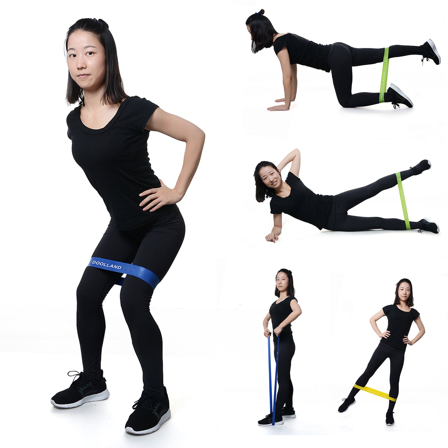 5 Colors Workout Elastic Bands - easy - Trendences ~