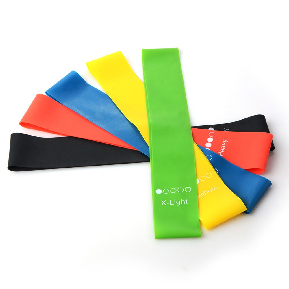 5 Colors Workout Elastic Bands - easy - Trendences ~