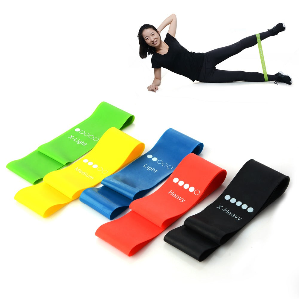 5 Colors Workout Elastic Bands - easy - Trendences ~