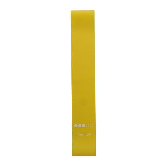 5 Colors Workout Elastic Bands - Yellow - easy - Trendences ~