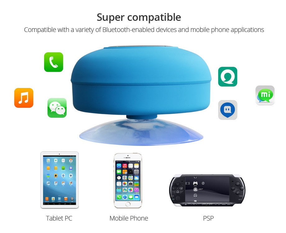 Waterproof Bluetooth Mini Speaker - easy - Trendences ~