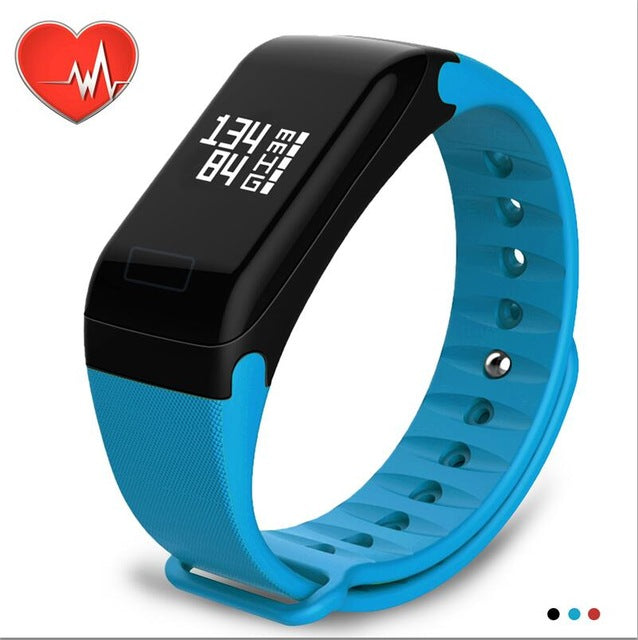 F1 Fitness Waterproof Smart Bracelet Tracker - Blue - easy - Trendences ~