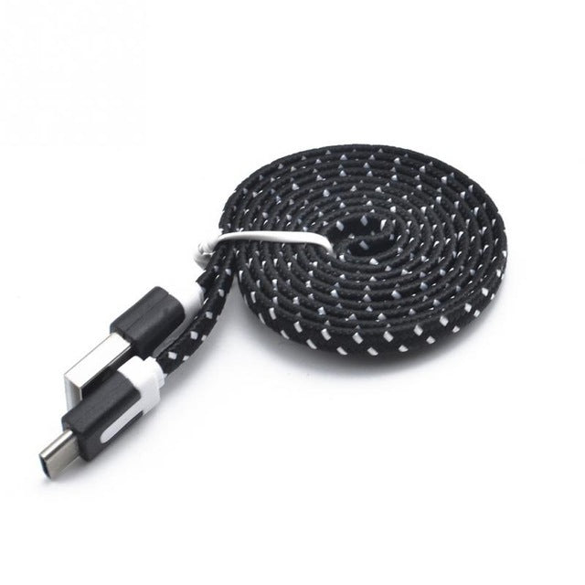 Micro USB Charge Sync Data Cable for Cell Phone 1M/2M/3M - Black / 1m - easy - Trendences ~