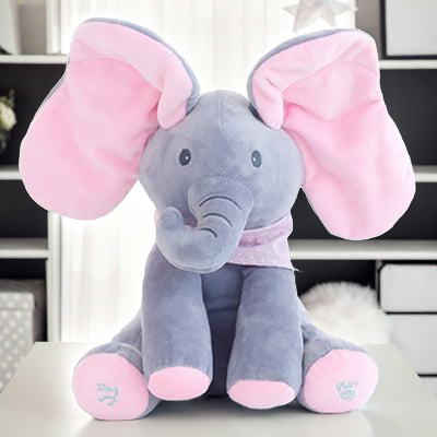 Peek-A-Boo Dumbo Plush Toy