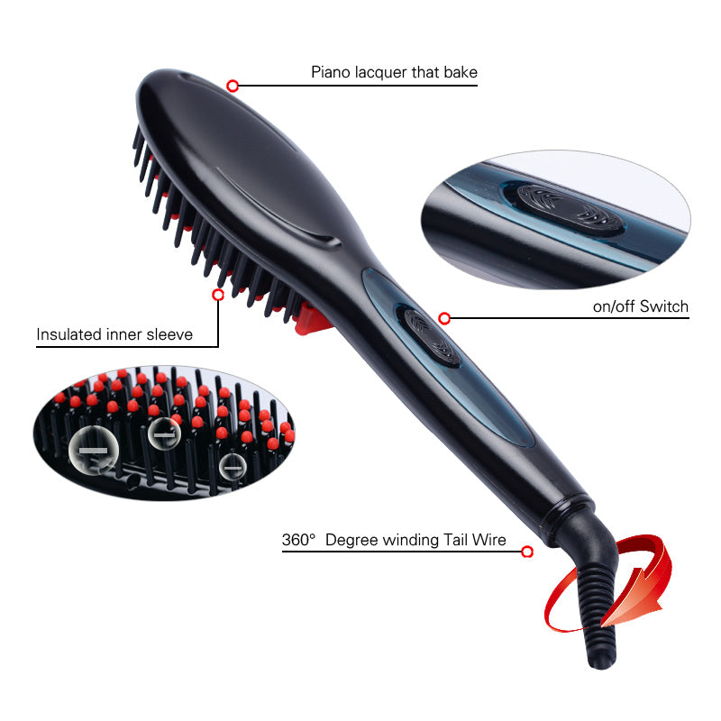 Ceramic Wonderbrush Straightener - easy - Trendences ~