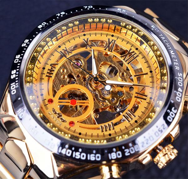 Drake Luxury Wrist Watch - Golden Scales - easy - Trendences ~