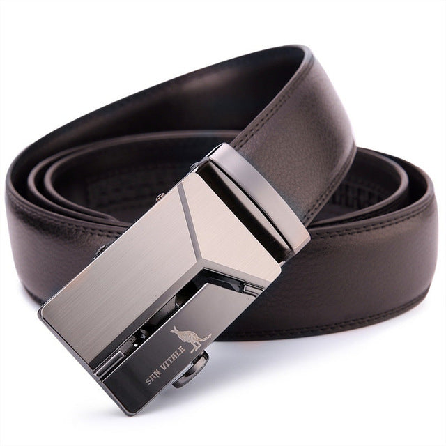 Men's Genuine Leather Fashion Belt - COFFEE / 110cm - easy - Trendences ~