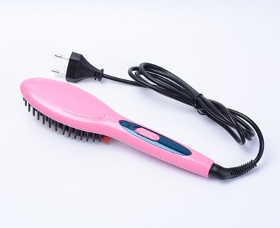 Ceramic Wonderbrush Straightener - Pink / AU - easy - Trendences ~