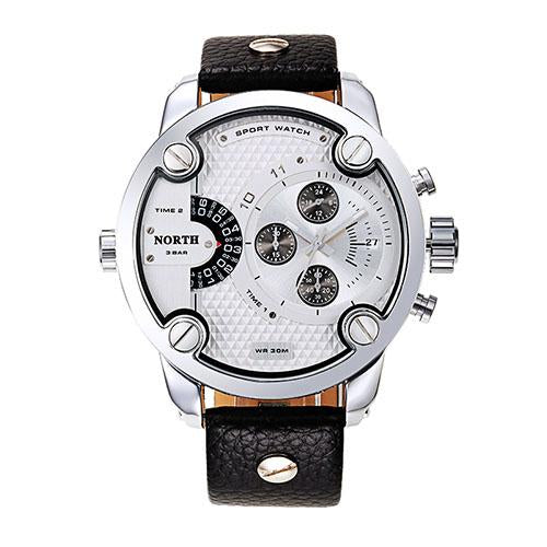 Rhodium Wrist Watch - Siberian Snow - easy - Trendences ~