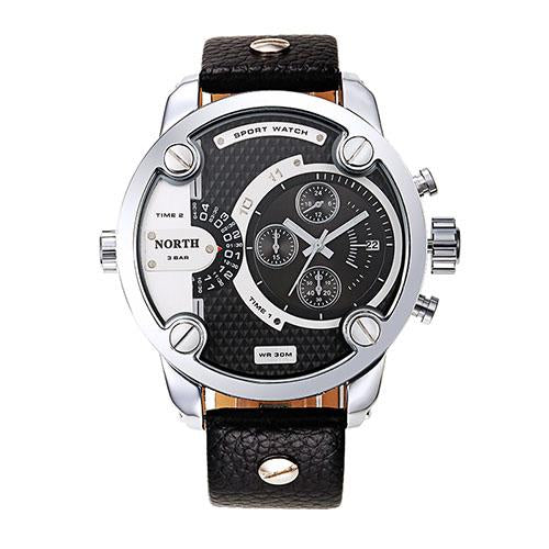 Rhodium Wrist Watch - Midnight Blizzard - easy - Trendences ~