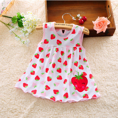 Lovely Mini Floral Children Sleeveless - Green / 7-9 months - easy - Trendences ~