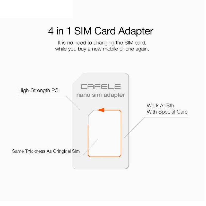 4 in 1 SIM Card Adapter Kit - easy - Trendences ~