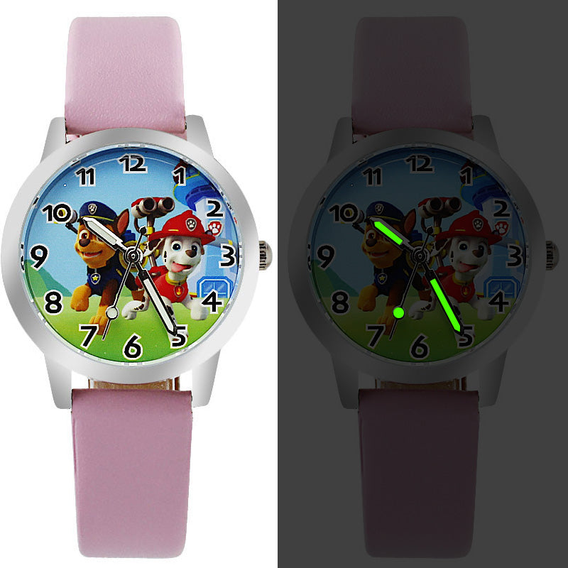 Children Leather Strap Quartz Wristwatch - easy - Trendences ~