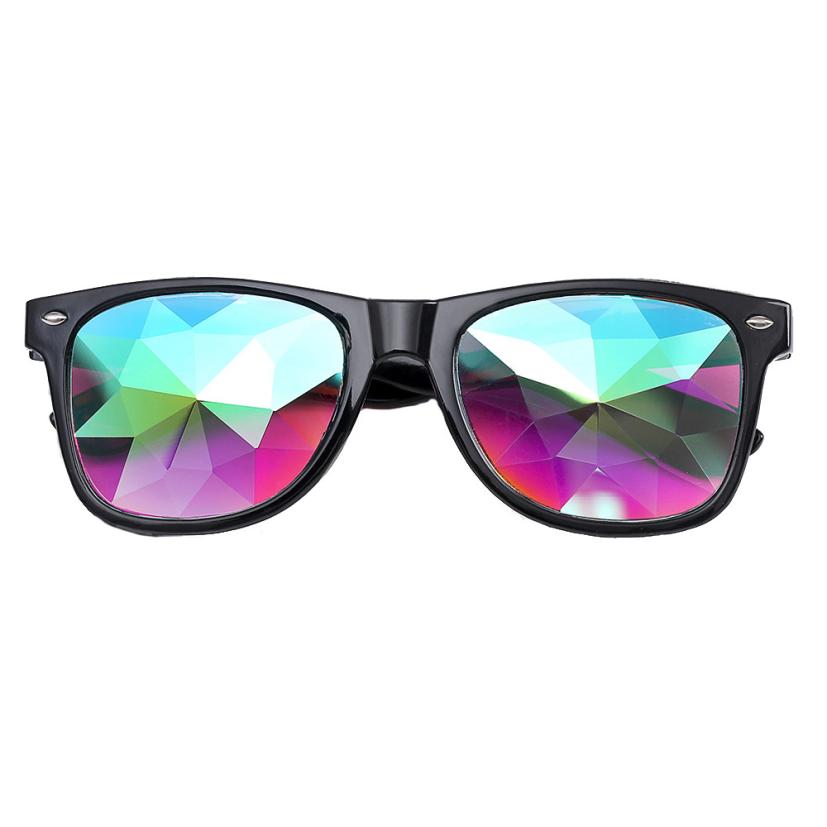 Festival Kaleidoscope Unisex Glasses - Black - easy - Trendences ~