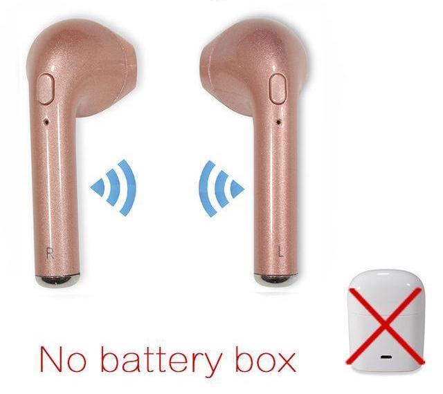 Bluetooth 4.2 Bass Earphones for Smartphones - Rose NO battery BOX - easy - Trendences ~