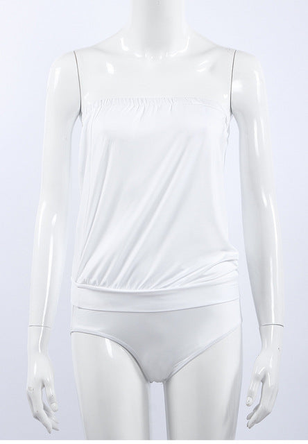 One Piece Tankini Swimwear - White / XXXL - easy - Trendences ~