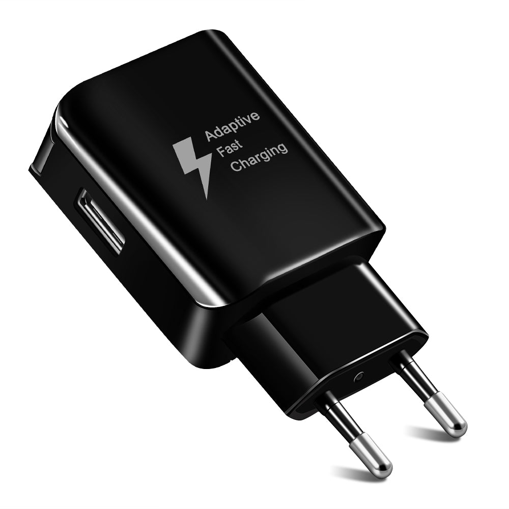 Fast USB Charger for Smartphones - Black / EU - easy - Trendences ~