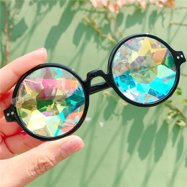 Festivals Kaleidoscope Glasses - Black - easy - Trendences ~