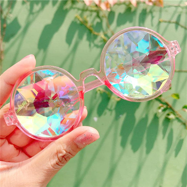 Festivals Kaleidoscope Glasses - Pink - easy - Trendences ~